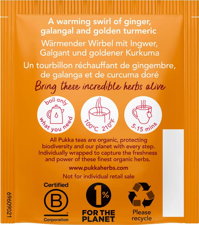 Actual product image Pukka Three Inwer Tea (36 g)