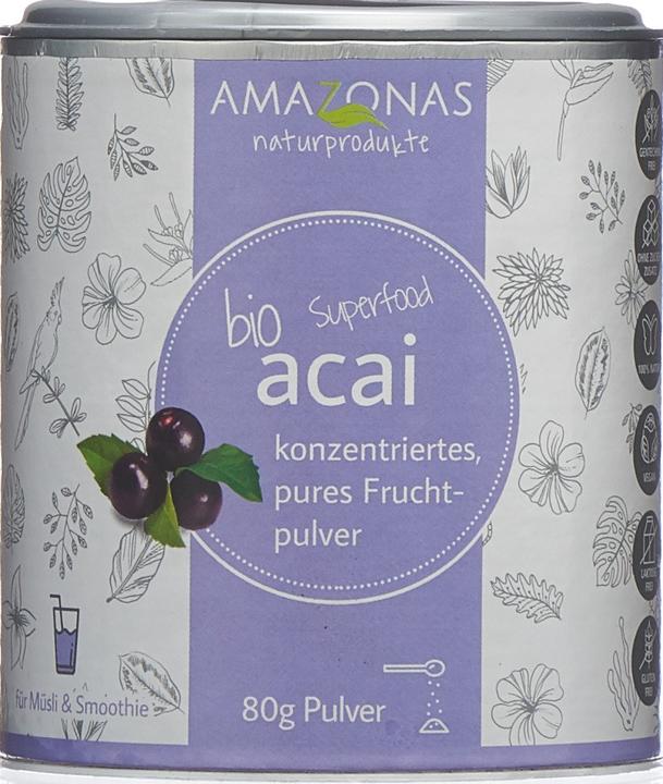 Immagine prodotto Amazonas Polvere di frutta biologica pura al 100 %. (1 Pezzo/i, Polvere, 80 g)