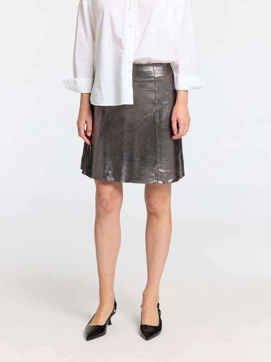 Image du produit Selected Femme Metallic Lederminirock (36)