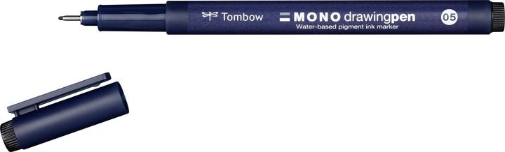 Actual product image Tombow Mono - drawing pen (Black, 3 x)