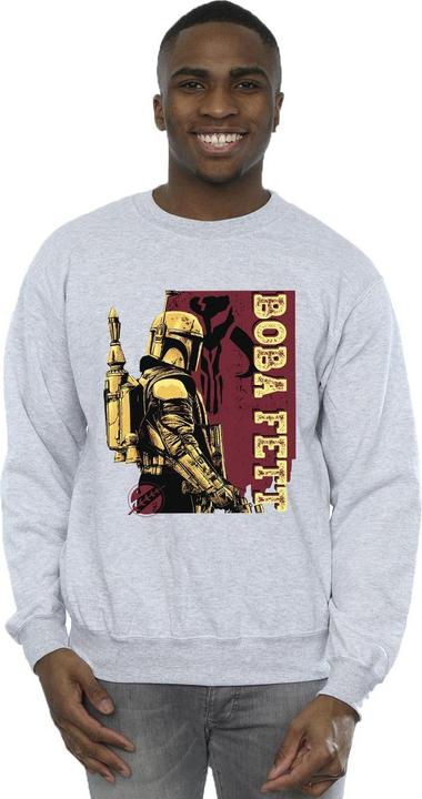 Immagine prodotto Star Wars The Book Of Boba Fett Western Style Felpa Uomo (M)