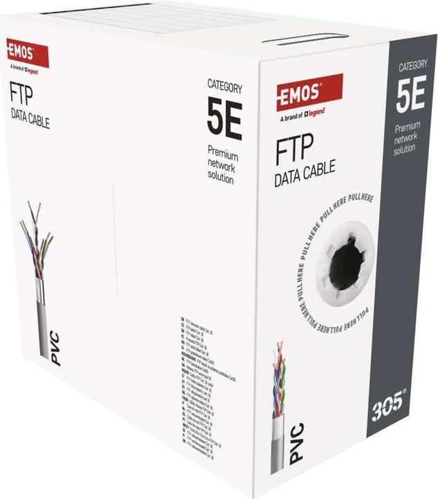 Produktbild Emos Datenkabel FTP 5E, 305m (CAT5e, 305 m)