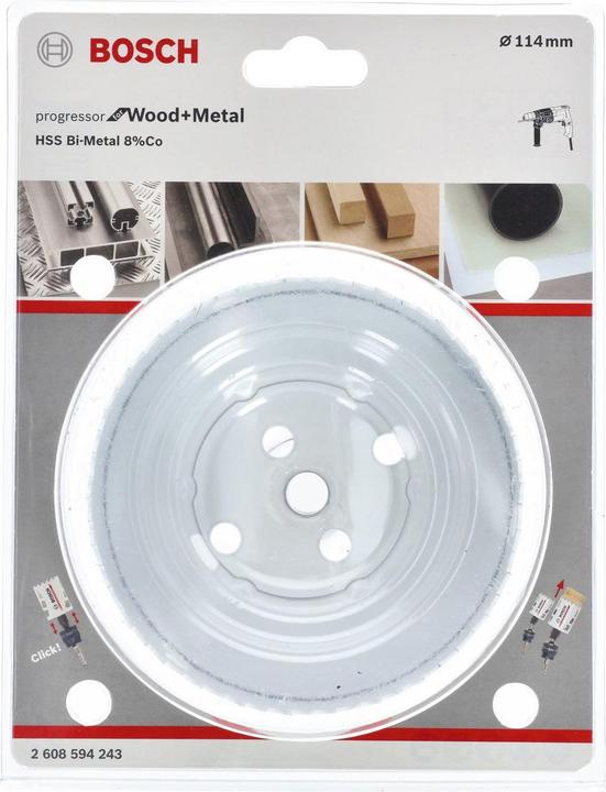 Actual product image Bosch Professional Zubehör Hole saw Progressor for Wood and Metal, 114 mm (114 millimetres)