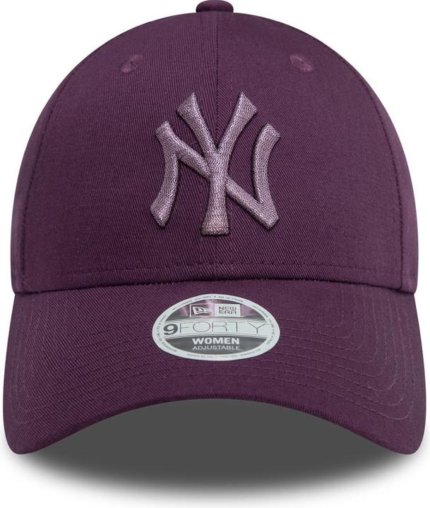 Produktbild New Era 9Forty Damen Cap - Metallic New York Yankees Damson