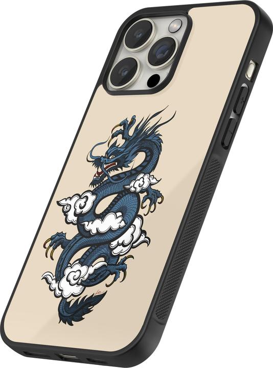 Immagine prodotto PhoneLook Coque Silicone rigide noir Blue Dragon Tattoo (Apple iPhone 15 Pro)
