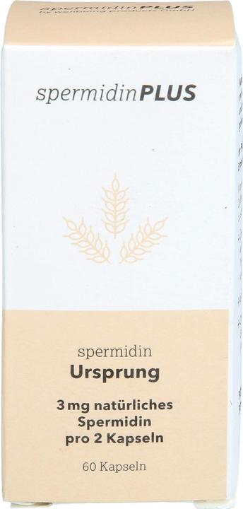 Image du produit SpermidinPlus Spermidine Origine (60 pièce(s), Capsules)