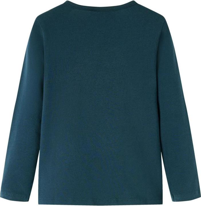 Produktbild VidaXL Kinder-Langarmshirt Dunkelgrün 128,Material: 95 (128)