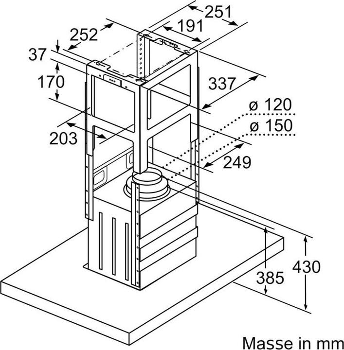 Actual product image Bosch Hausgeräte DIB97IM50 (Island canopy)