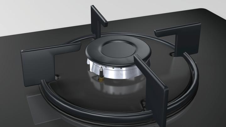 Produktbild Siemens EO6B6PB10 Kochfeld Integriert Gaskochfeld 4 Zone(n)