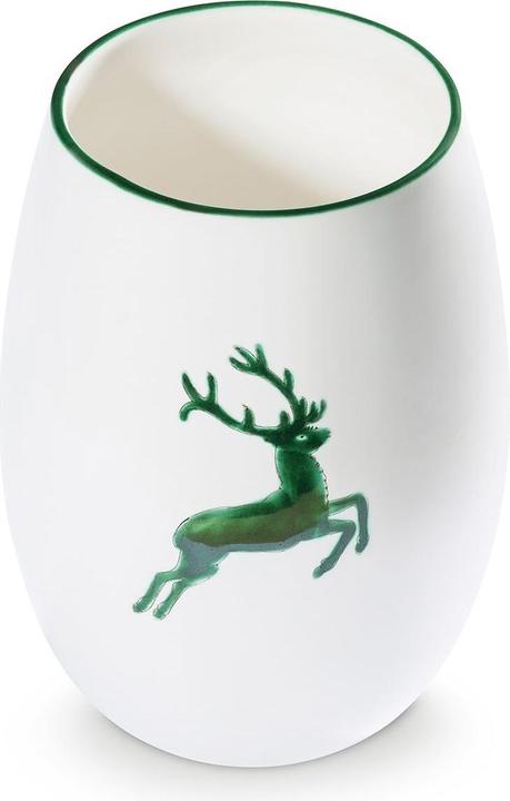 Produktbild Gmundner Keramik Grüner Hirsch, Vase 15cm