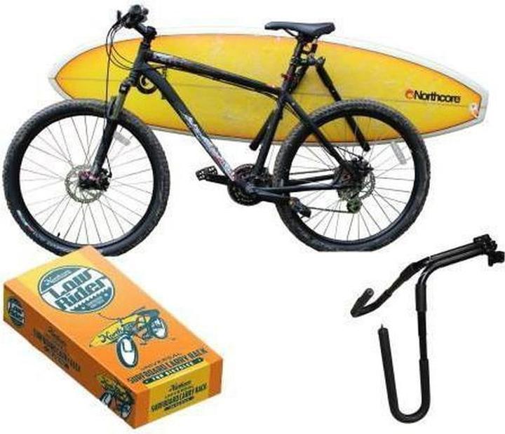 Actual product image Northcore Lowrider surfboard bike rack