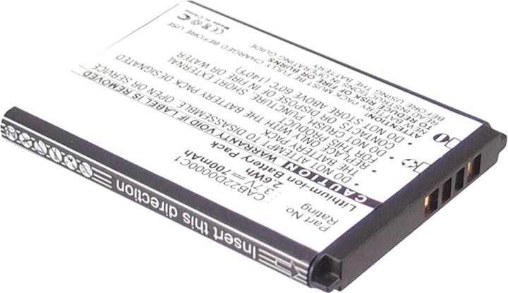 Actual product image AGI 45426 - Battery/Battery - Alcatel - Black - Lithium-Ion (Li-Ion) - 700 mAh - 3.7