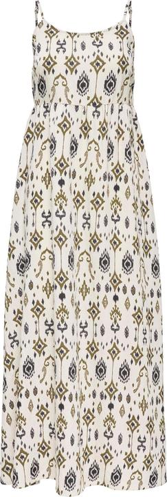 Only Normal geschnitten Kleiner Stehkragen mit Knopfleiste Verstellbare Träger Langes Kleid Kleid (XL)