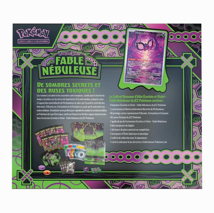 Image du produit Pokémon JCC - Écarlate et Violet - Coffret Dresseur d'Élite EV6.5 (Français, Boîte Elite / Top Trainer)