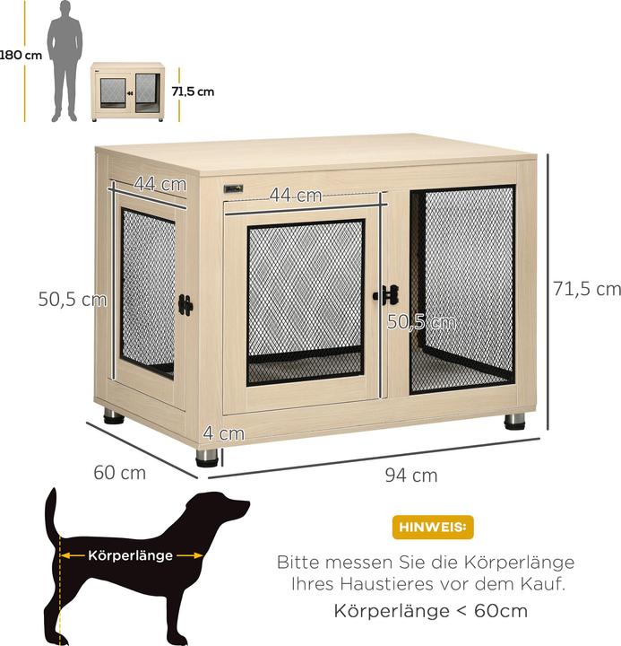 Produktbild PawHut Hundekäfig (Hundehütte)