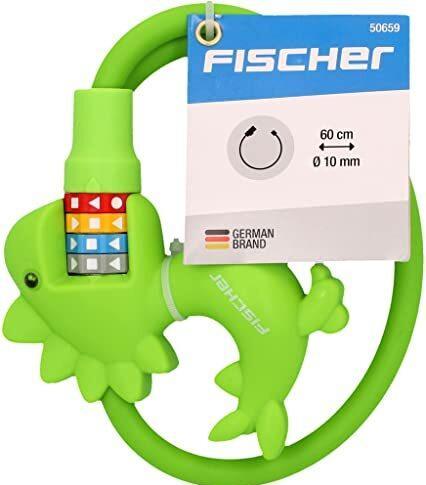 Image du produit Fischer Antivol à câble pour vélo Dinosaure, longueur : 600 mm