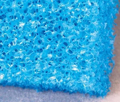Actual product image JBL Aquaristik und Terraristik Filter foam, 50 x 50 cm H 10 cm, blue, coarse, 10 ppi (Internal filters, Fresh water)