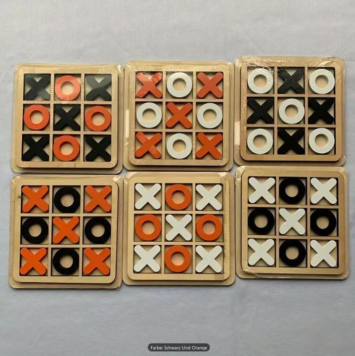 Productafbeelding Champ Tic Tac Toe houten bordspel