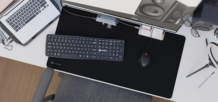 Immagine prodotto Natec Tappetino Per Mouse Serie Colori Nero Ossidiana 800x400mm (XL)