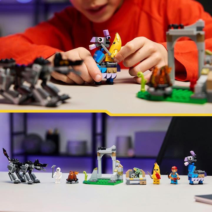 Produktbild LEGO Das Lager von Schali und der Zündkerzenkünstlerin (77075, LEGO Fortnite)
