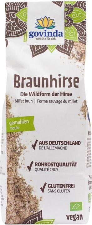Produktbild Braunhirse gemahlen die Wildeform der Hirse Bio (500 g)