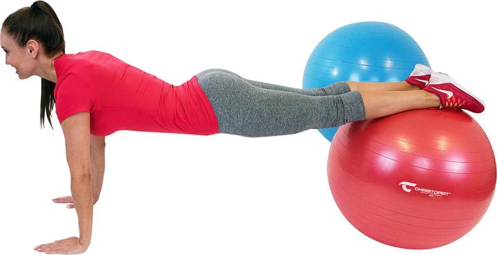 Image du produit Christopeit Balle de gymnastique 65 cm avec pompe (65 cm)