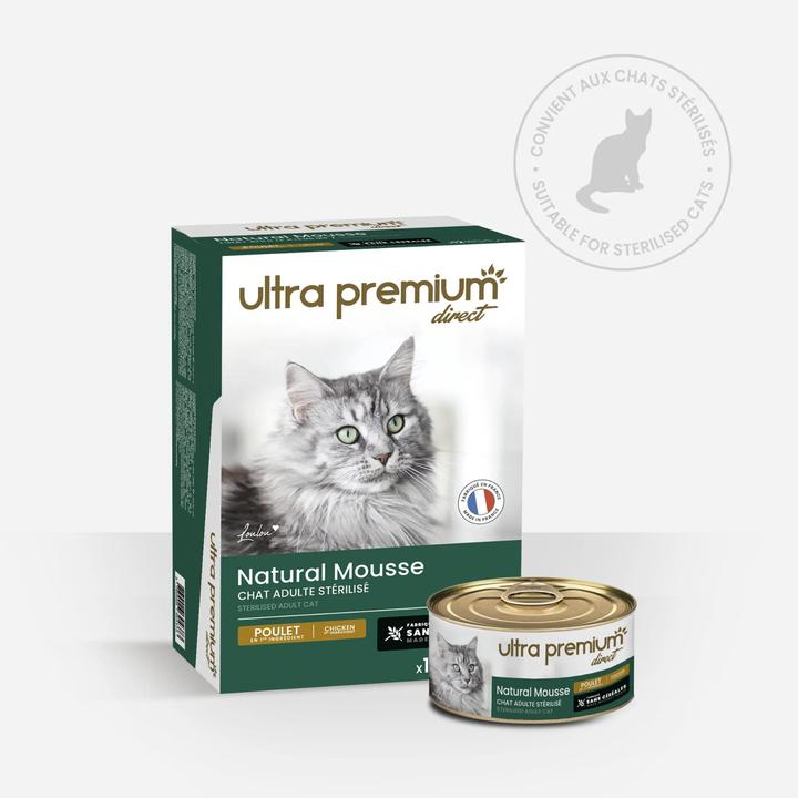 Produktbild Ultra Premium Direct Natural Mousse (Senior, Adult, Welpe + Kitten, 12 Stk., 85 g)