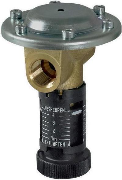 Actual product image Afriso Diaphragm anti-siphon valve MAV, 3/8", for oil-carrying pipework (1 m)