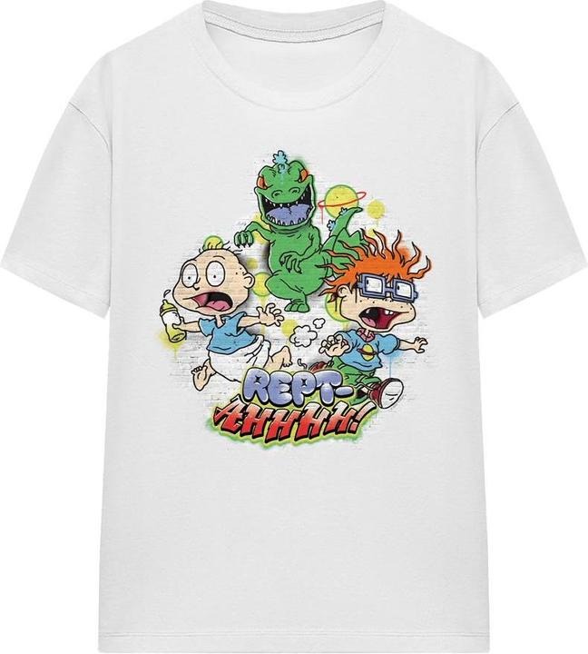Actual product image Rugrats Unisex Adult Rept-Ahhhhh! Tommy & Chucky T-Shirt (XXL)