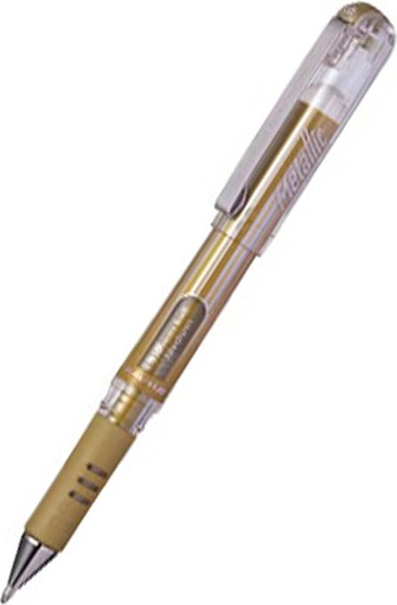 Actual product image Pentel Roller Hybrid Gel Grip (Gold, 1 x)