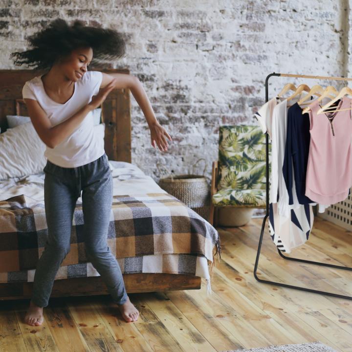 Actual product image Relaxdays Coat rack