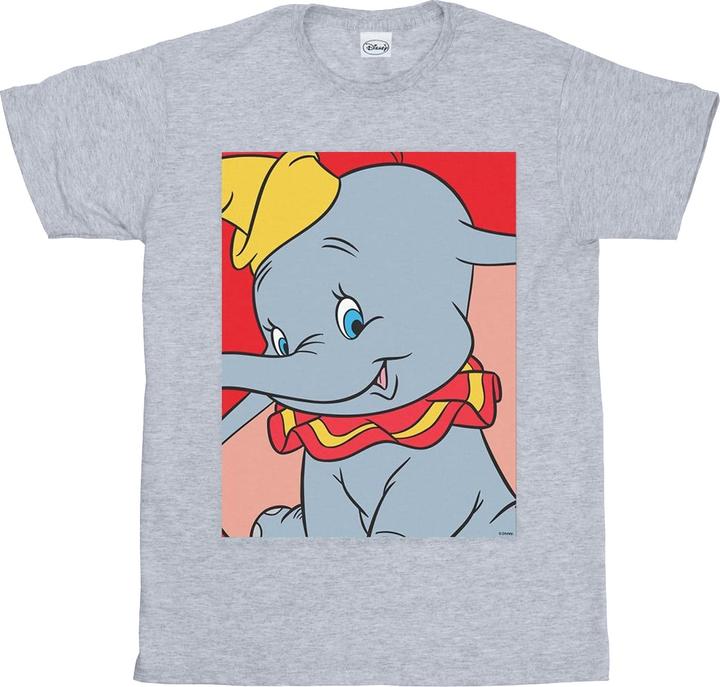 Actual product image Disney Girls Dumbo Portrait Cotton T-Shirt (116)