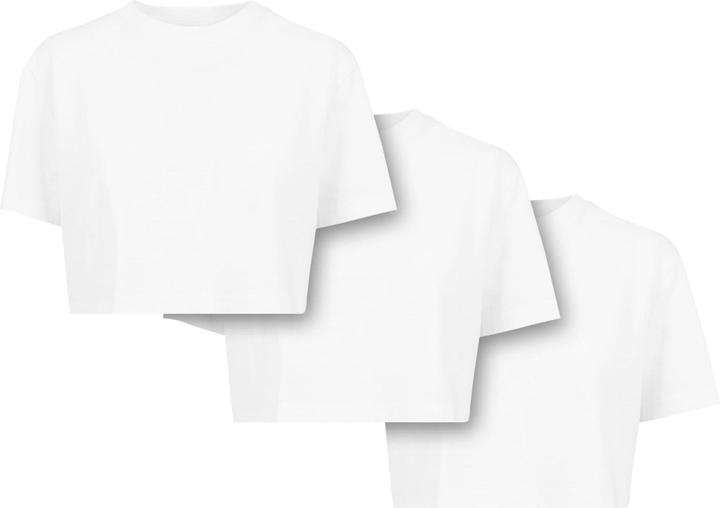 Urban Classics Ladies Cropped Rib Top 2-Pack - 19707