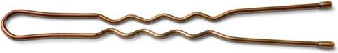 Produktbild Trisa Haarnadeln gewellt U-förmig 60 mm braun 250 Stk (250 Stk.)