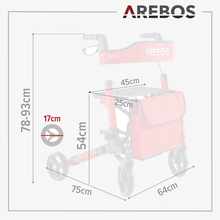 Produktbild Arebos Rollator