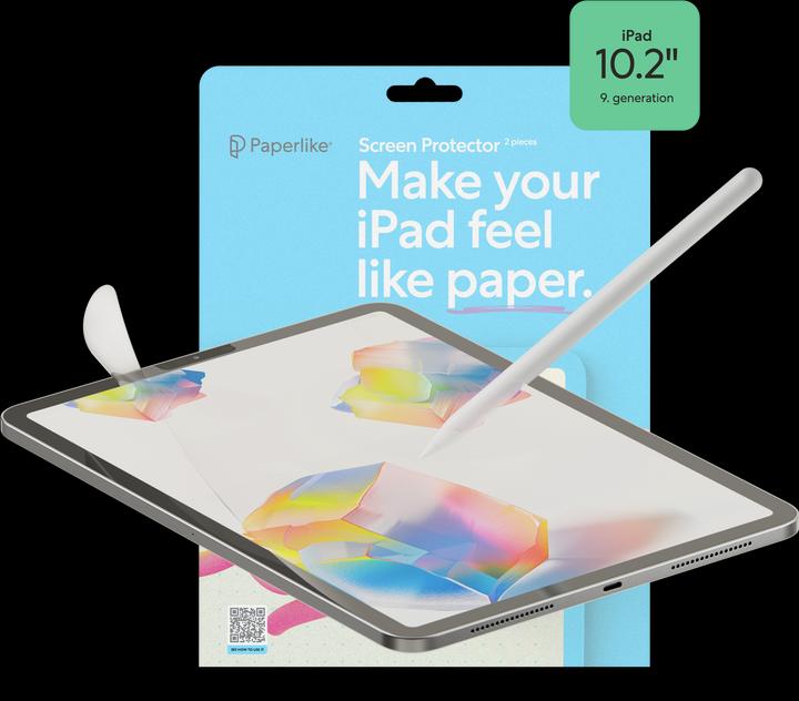 Produktbild Paperlike Displayschutzfolie (2 Stück, iPad 10.2 (2020), IPad 10.2 (2021), iPad 10.2 2019)