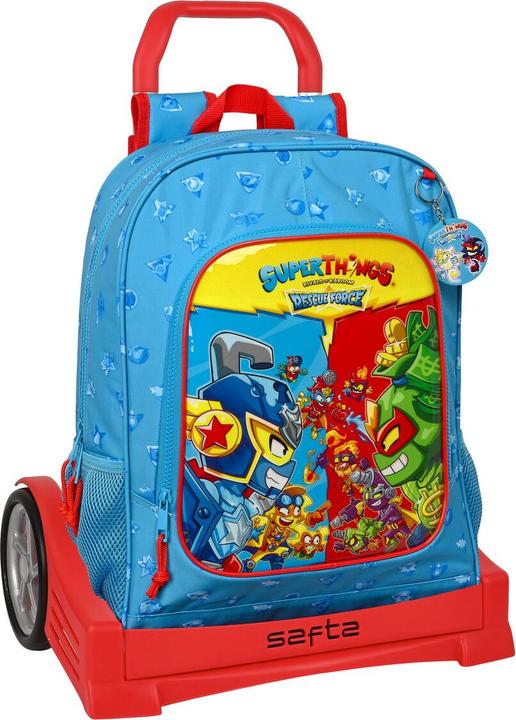 Produktbild Superthings Schulrucksack mit Rädern Rescue force 32 x 42 x 14 cm Blau
