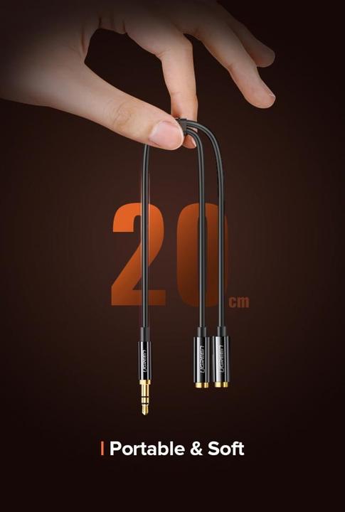 Image du produit Ugreen Séparateur audio stéréo 3,5 mm (0.20 m, Jack 3,5 mm (AUX))