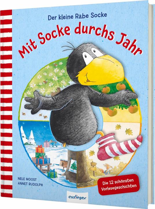 Actual product image Moost:Der kleine Rabe Socke: Mit Socke (German, Nele Moost, Annet Rudolph, 2024)