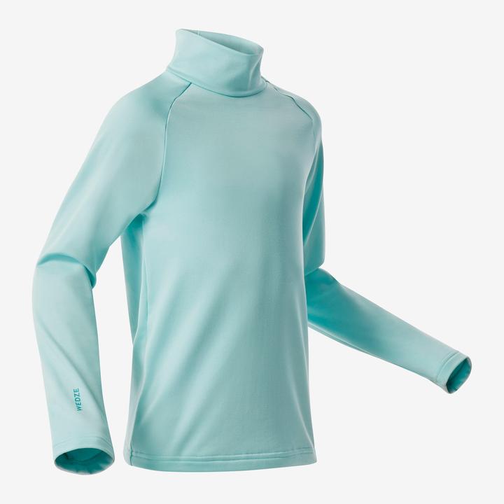 Immagine prodotto Wedze Camicia funzionale da sci per bambini a collo alto - BL 500 turchese (128)