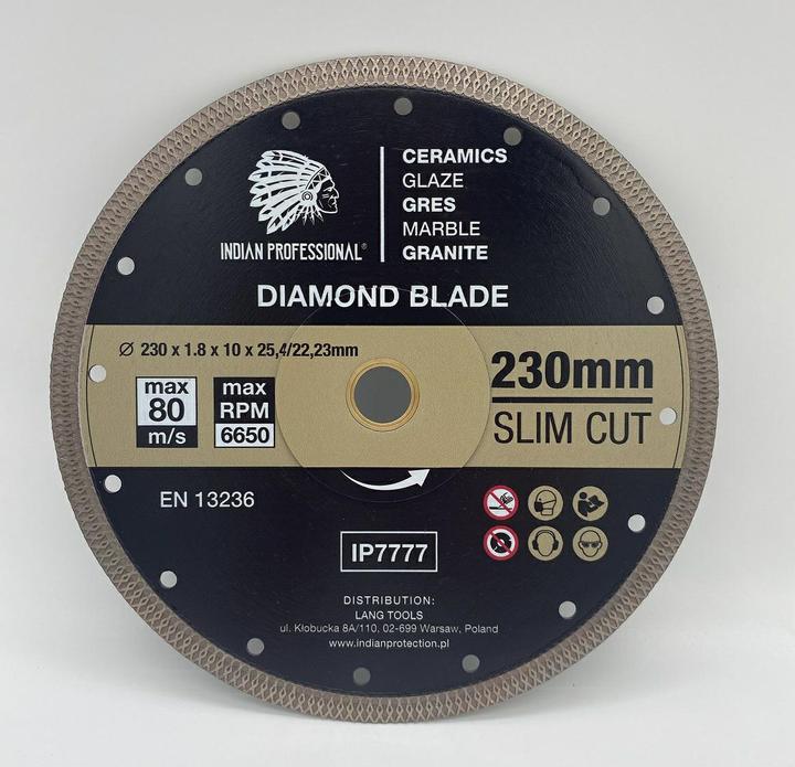 GCS Tarcza Diamentowa 230mm Slim Cut Indian Professional