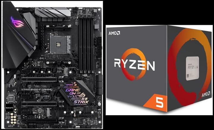 ASUS B450 F + Ryzen 5 2600X