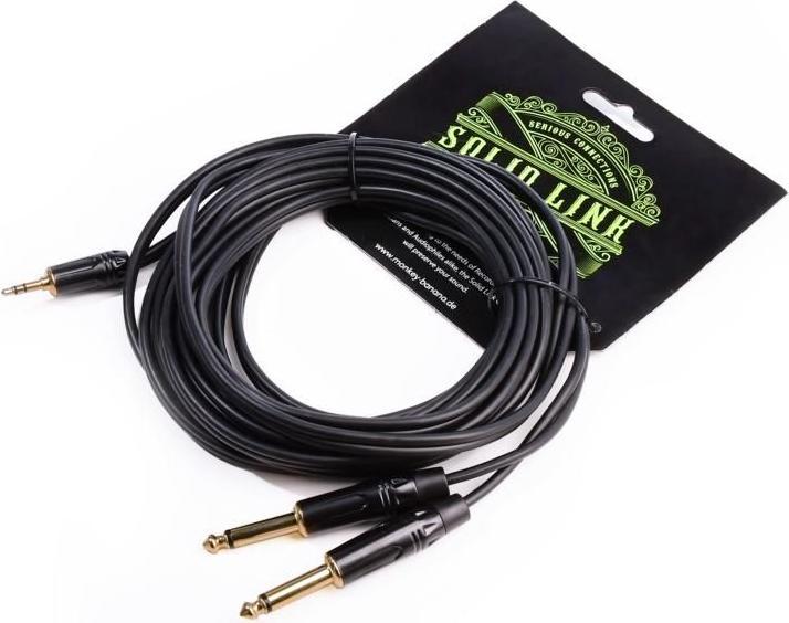 Immagine prodotto Monkey Banana Cavo Solid Link.3 mono/3,5 stereo/200cm (2 m, Connettore da 3,5 mm (AUX))
