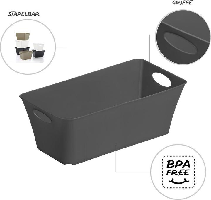 Image du produit Rotho Livingbox (13.4 x 9 x 25.2 cm, 2 l)