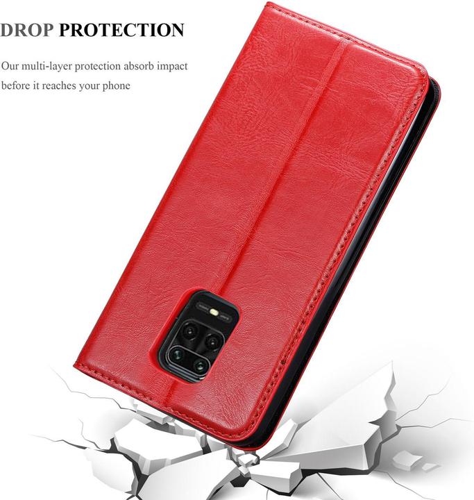Productafbeelding Cadorabo Boek Onzichtbare Magneethoes (Xiaomi Redmi Note 9 Pro, Xiaomi Redmi Note 9S)