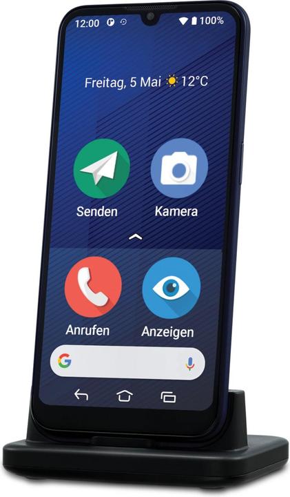 Actual product image Doro 8200 Plus without power supply unit (64 GB, Blue / Black, 6.10", Dual SIM, 16 Mpx, 4G)