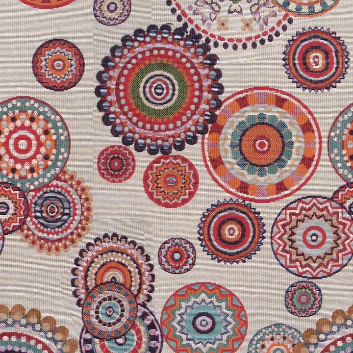 Actual product image Globaltex Tapestry fabric "Mandalas", 140 cm wide, by the metre