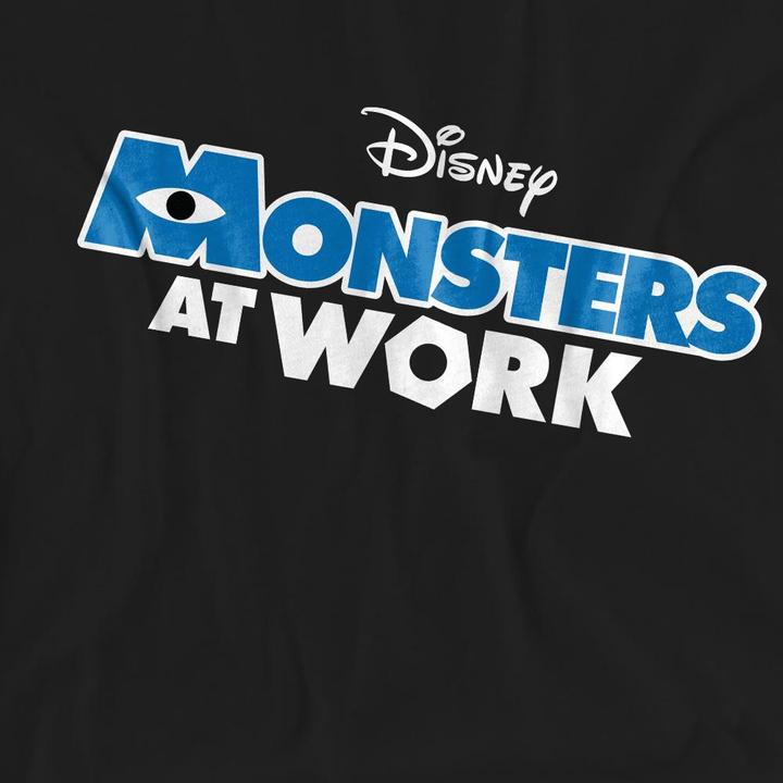 Actual product image Monsters at Work Unisex Adult Dark Logo T-Shirt (XL)