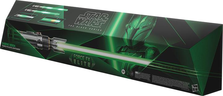 Actual product image Hasbro Star Wars: Ahsoka Black Series Replica Force FX Elite Lightsaber Sabine Wren
