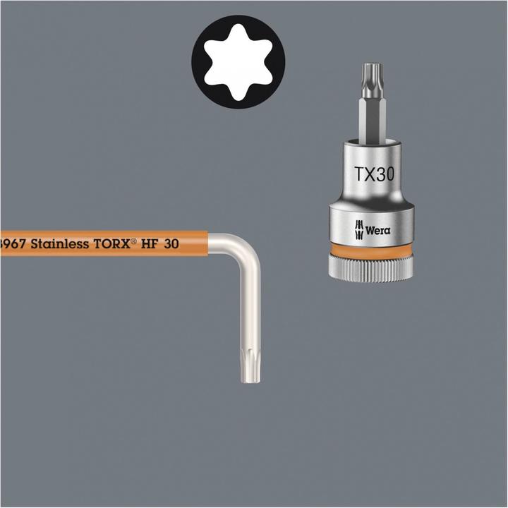 Produktbild Wera 3967/9 TX SXL Multicolour HF Stainless 1
